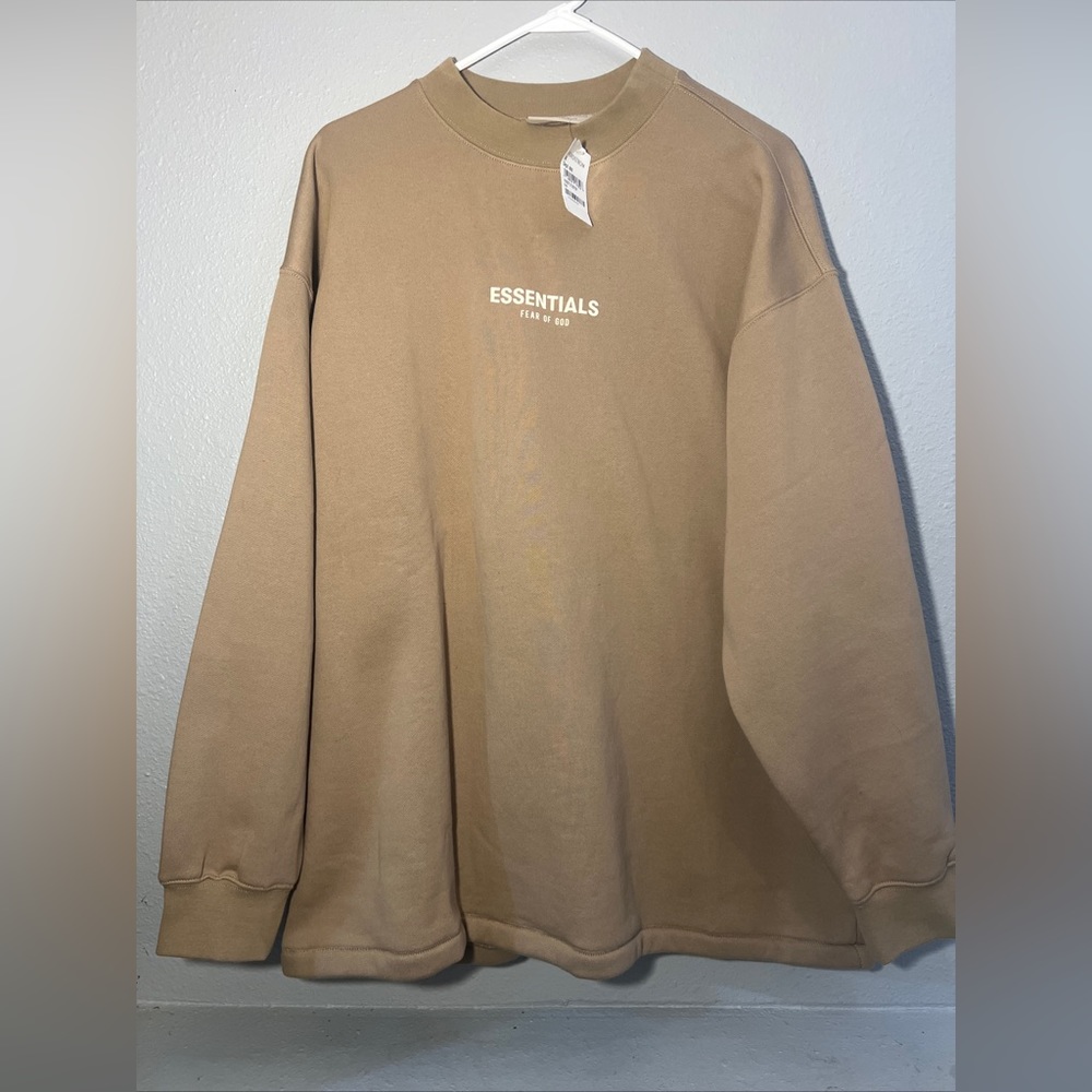 Essentials fear of God, medium oak, pull over